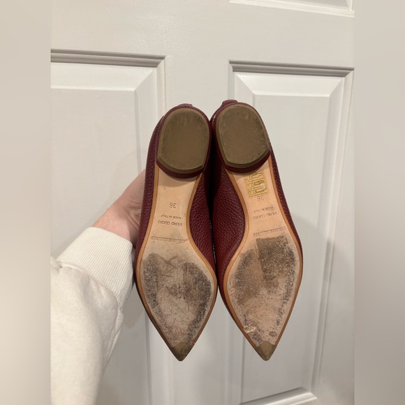 Nicholas Kirkwood Beya Burgundy Flats Women’s Size EU 36 - Picture 5 of 7
